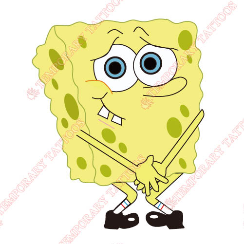 SpongeBob SquarePants Customize Temporary Tattoos Stickers NO.866